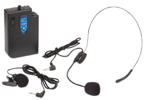 GO-SOUND POCKET MIC - VHF Wireless Kit with Headset & Lavalier Mic