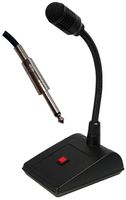 SIGNET 1J - 6.35mm Desktop Paging Microphone, 3m Lead
