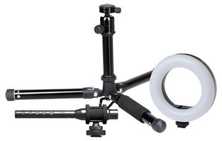 PROSOUNDVLOG-2 - Video Vlogger Camera Kit with Tripod, LED Ring Light & Shotgun Microphone