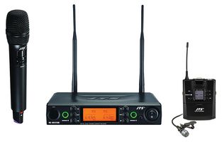 RU-8012DB+RU-G3TH+CM-501 CH38 - CH38 Dual Channel UHF Wireless Combo System