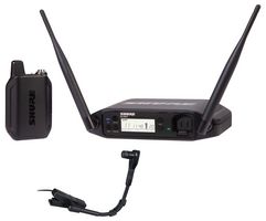 GLXD14+UK/B98-Z4 - Dual Band Digital Wireless BodyPack System with Miniature Cardioid Condenser Instrument Microphone - GLX-D+
