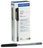 430M-9 - Medium Ballpoint Pens - Pack of 10 (Black)