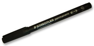 313-9 - Superfine Tip Lumocolor Permanent Marker Pen - Black