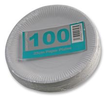 EP15645 - 9" Disposable Paper Plates - Pack of 100