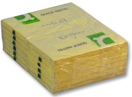 KF10503 - 125x75mm Yellow Sticky Note Pads - 100 Sheets (Pack of 12)