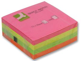 KF01348 - 75x75mm Quick Sticky Note Cube - Neon