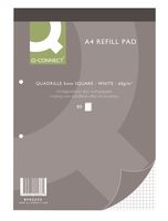 KF02233 - A4 Quadrille 5mm Squared Paper Refill Pads - 80 Sheets (Pack of 10)