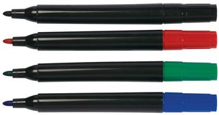 KF01551 - Bullet Tip Flip Chart Marker Pens - Pack of 4 Assorted Colours