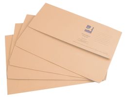 KF23010 - Foolscap Buff Document Wallets - Pack of 50