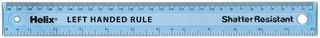 014710 - 12"/ 30cm Left Handed Shatter Resistant Ruler