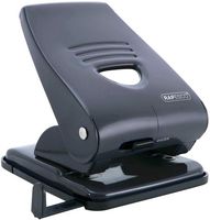 PF800AB1 - 835 Black Metal 2 Hole Punch - 40 Sheet Capacity