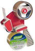 DISP-PACK-UL - 50mm Hand Tape Dispenser with 2 Rolls of Parcel Tape