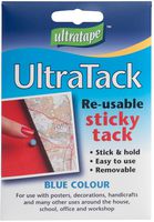 0492-ULTRA - UltraTack Re-Usable Sticky Tack, Blue, 50g