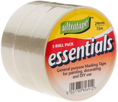 RT0710-2415-ES3 - Masking Tape, 24mm x 15m, 3 Pack