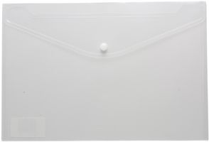 ECO033 - 95% Recycled A4+ Press Stud Wallets - Pack of 5