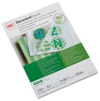 IB583032 - A3 80 Micron Laminating Pouches, Gloss Finish Pack of 100