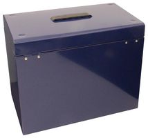 FPA4BL - A4 Metal File Box with 5 Suspension Files, Blue