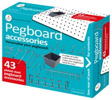 WALPBACC43 - 43 Piece Pegboard Accessory Pack