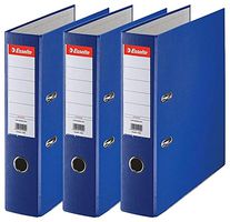 624291 - A4 Lever Arch Files, Pack of 3, Blue