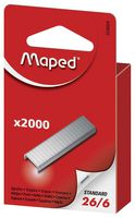324604 - Galvanised Staples, 26/6mm, Box of 2000