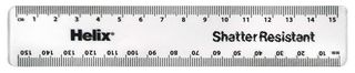 010311 - 15cm Clear Ruler