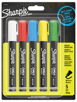 2157733 - Bullet Tip Chalk Markers, Assorted 5 Pack
