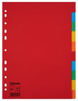 100201 - A4 Cardboard File Dividers, 10 Pack
