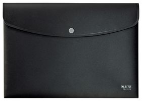 46780095 - A4 Document Wallet, Black