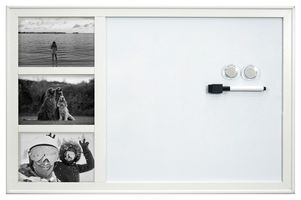 WALMBFB - Magnetic Photo Frame Whiteboard, White