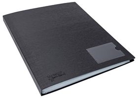 1651 - A4 Germ-Savvy Antibacterial Hardcover Display Book, 50 Pockets
