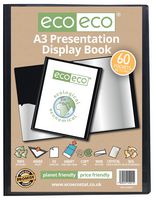 ECO021 - A3 Presentation Display Book, 60 Pockets