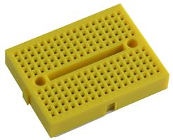 BREADBOARD170YELLOW - Mini Breadboard, Yellow 170 Contact