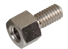 005.14.053 - M4 Metal Hex-Standoff / Spacer, Nickel Plated Brass, 5mm