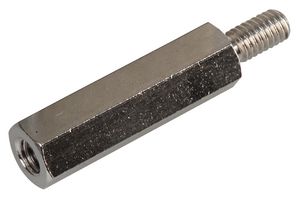 005.14.253 - M4 Metal Hex-Standoff / Spacer, Nickel Plated Brass, 25mm
