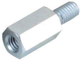 005.14.121 - M4 Metal Hex-Standoff / Spacer, Zinc Plated Steel, 12mm