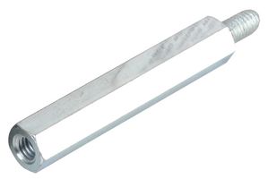 005.14.401 - M4 Metal Hex-Standoff / Spacer, Zinc Plated Steel, 40mm