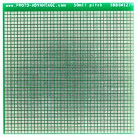 SBBSM127P - 2x2" Surface Mount Breadboard, 1.27mm Pitch