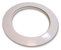 1163 WHI - White Ceiling Rose Halo