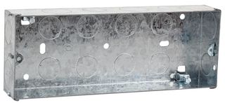 K863 - 3 Gang 35mm Steel Back Box