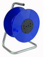 8060 - 2 Gang Empty Cable Drum, 240V, 13A, Blue