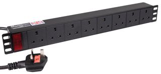 X198S-BK - 8 Way Switched PDU, 19" Rack Mount