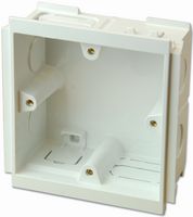 VTS/6035 WHI - 1 Gang Dado Trunking Back Box, 35mm