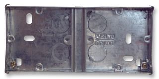 SB676 - Dual Flush Steel Back Box, 25mm