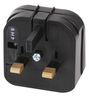 ACP.BLACK.10A - USA to UK Converter Plug, 10A, Black