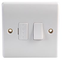 850 - 13A Switched Fused Spur, White