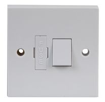 PELB1548 - Fused Connection Unit, White, Switched