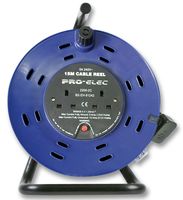 PELB1593 - 2 Gang Mains Extension Cable Reel, 15m