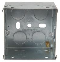 PELB1619 - Single Metal Back Box, 47mm