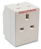 PELB1636 - 3 Way Surge Protected Plug Adaptor, 13A Fused
