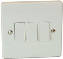 CCA013 - 3 Gang 2 Way 10A Light Switch